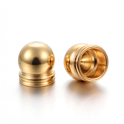 304 Stainless Steel Cord End Caps STAS-P223-20G-02-1