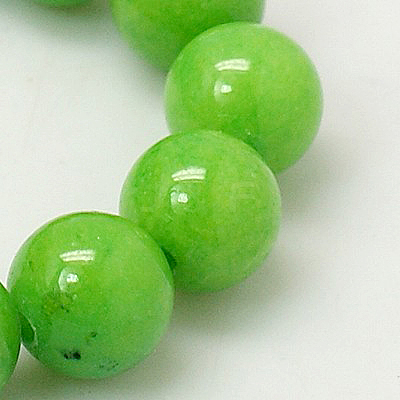 Natural Mashan Jade Round Beads Strands X-G-D263-12mm-XS17-1