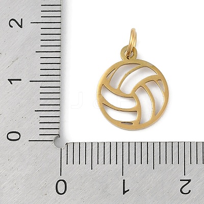304 Stainless Steel Pendants STAS-L279-030G-1