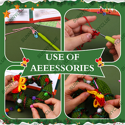 1Set Knitting Beginner Kits DIY-SC0026-86-1