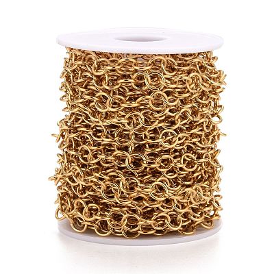 PVD Vacuum Plating 304 Stainless Steel Rolo Chains CHS-F011-08E-G-1