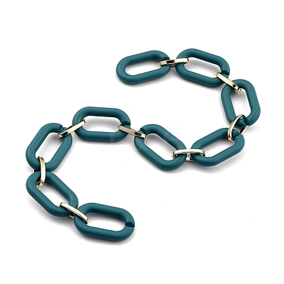 Handmade Acrylic Cable Chains AJEW-JB00713-1