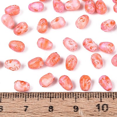 Picasso Glass Seed Beads SEED-N012-10A-1