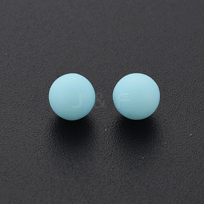 Opaque Acrylic Beads PAB702Y-B01-07-1