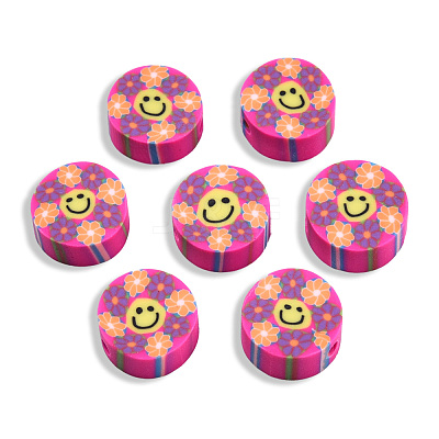 Handmade Polymer Clay Beads CLAY-T019-14D-1