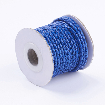 Round Braided Cowhide Cords WL-L009-01G-1