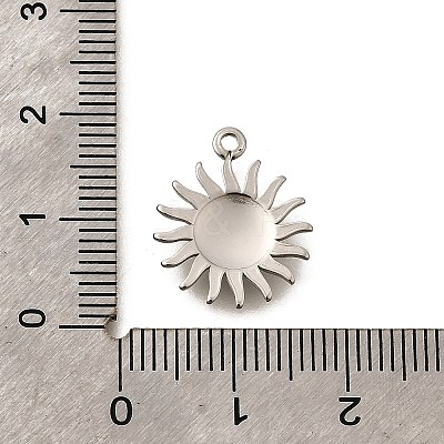 304 Stainless Steel Pendants STAS-C122-02P-1