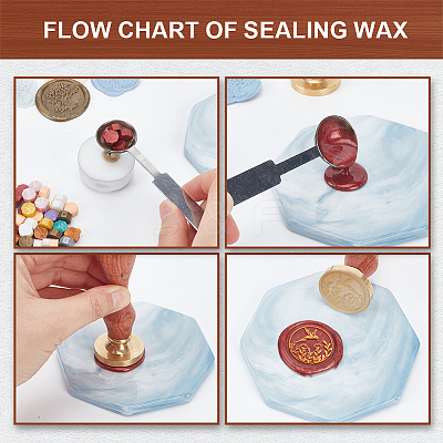 Wax Seal Stamp Set AJEW-WH0208-1199-1