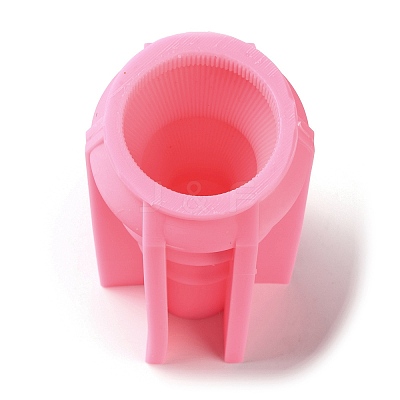 Ribbed Pillar Geometry Scented Candle Silicone Molds LS-DIY-G106-01E-1
