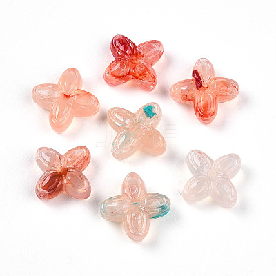 Transparent Acrylic Beads TACR-T028-35D-1