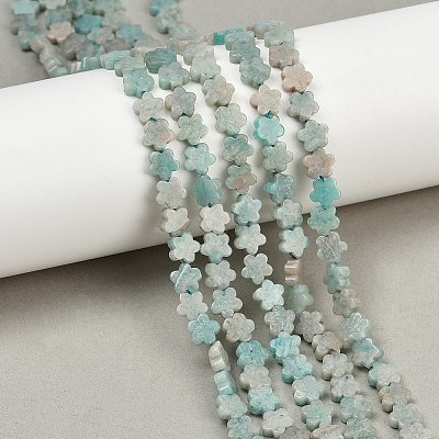 Natural Amazonite Beads Strands G-B138-C10-01-1