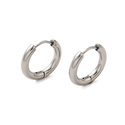 Tarnish Resistant 304 Stainless Steel Hoop Earrings EJEW-P177-P-21-1