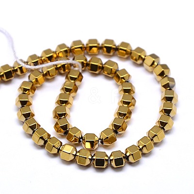 Electroplate Non-magnetic Synthetic Hematite Beads Strands G-I095-01-1