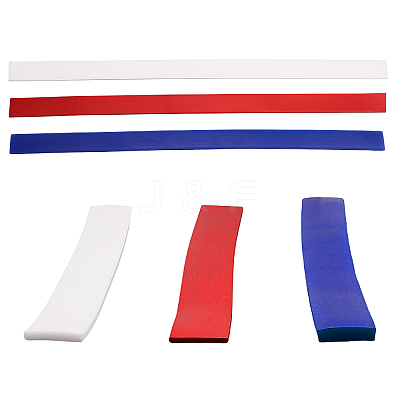 Silicone Rolling Strip Set for Independence Day AJEW-WH0342-18-1