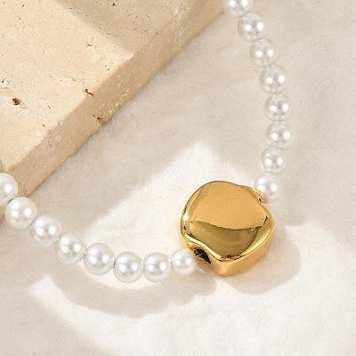 Plastic Imitation Pearl Beads Bracelets for Women BJEW-M056-11G-1