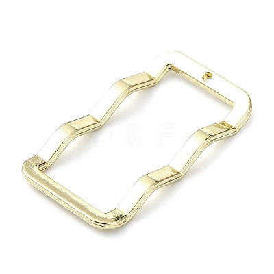 Rack Plating Alloy Pendants PALLOY-K023-13G-1