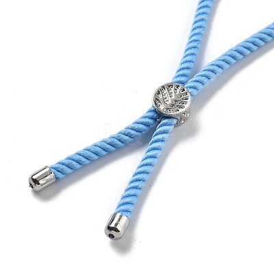 Twisted Nylon Cord Silder Bracelets DIY-B066-03P-14-1