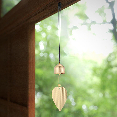 Brass Bell Pendants HJEW-WH20816-010G-A-1