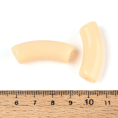 Opaque Acrylic Beads MACR-S372-001B-S021-1