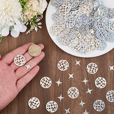 3Bags Paper Laser Disco Confetti DIY-CP0013-90A-1