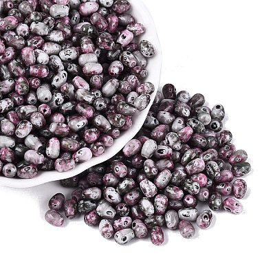 Picasso Glass Seed Beads SEED-N012-10M-1