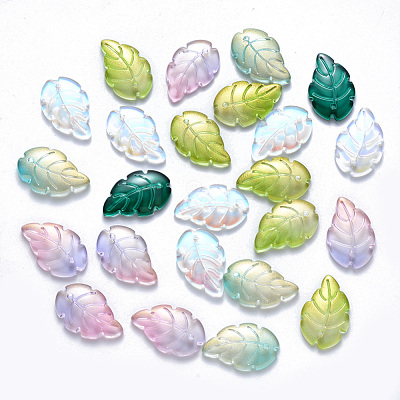 Transparent Glass Pendants GLAA-T016-10-1