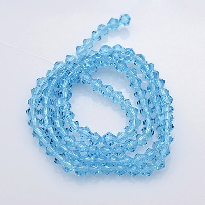 Bicone Glass Beads Strands EGLA-P016-3mm-02-1