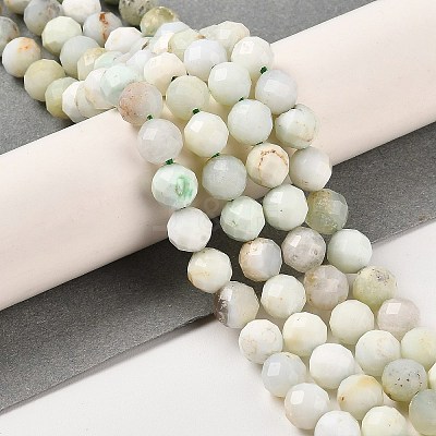 Natural Green Opal Beads Strands G-Z035-A02-04A-1