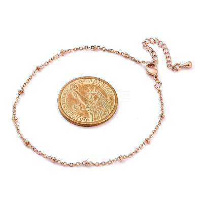 Brass Satellite Chains  Bracelets for Women BJEW-G735-19RG-1