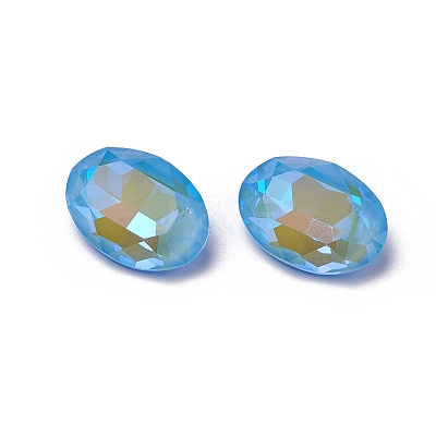 Glass Rhinestone Cabochons RGLA-I002-A02-1