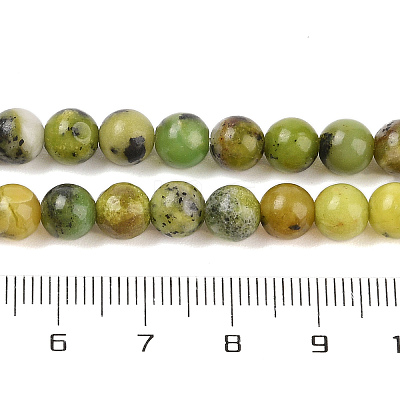 Natural Serpentine Beads Strands X-G-G829-06-4mm-1