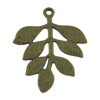 Tibetan Style Alloy Pendants TIBEP-R304-027AB-LF-1