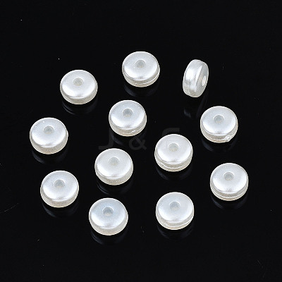 ABS Plastic Imitation Pearl Beads X-OACR-N008-109-1
