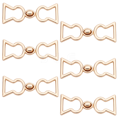 6Pcs Alloy Snap Lock Clasps FIND-BC0004-74-1