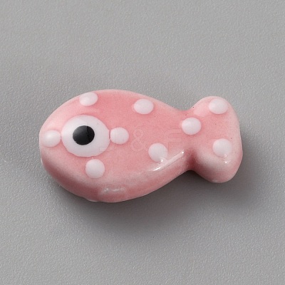 Handmade Porcelain Beads LS-PORC-WH20001-02D-1