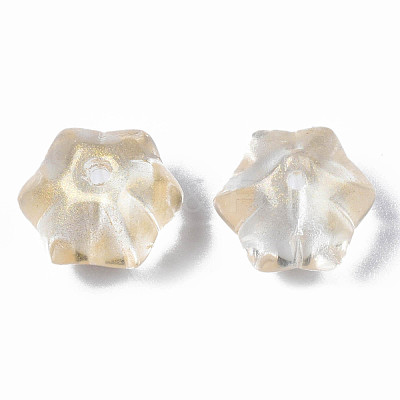 Transparent Spray Painted Glass Beads GLAA-S190-005A-08-1