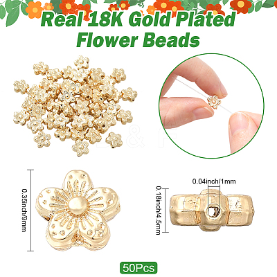 50Pcs Alloy Beads FIND-BBC0004-75-1
