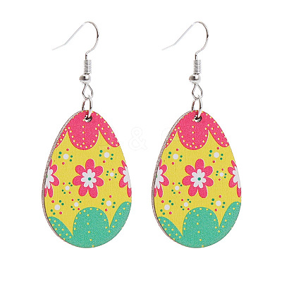 Easter Acrylic Dangle Earrings FS-WG15F89-06-1