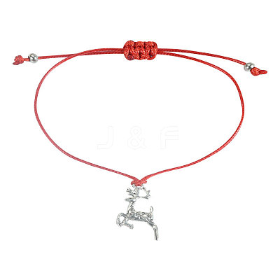 Christmas Adjustable Alloy Charm Bracelets FS-WG3582F-03-1