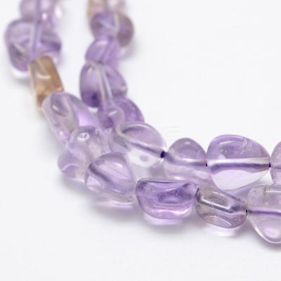Natural Ametrine Beads Strands G-F521-22-1