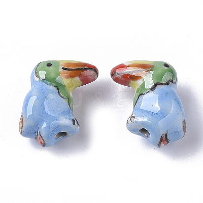 Handmade Porcelain Beads X-PORC-N004-26A-1