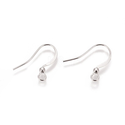Brass French Earring Hooks KK-Q369-P-1