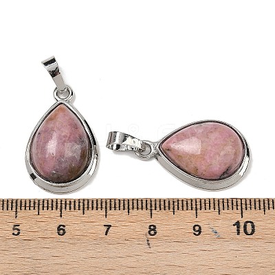 Natural Rhodonite Pendants G-L512-C08-A-1