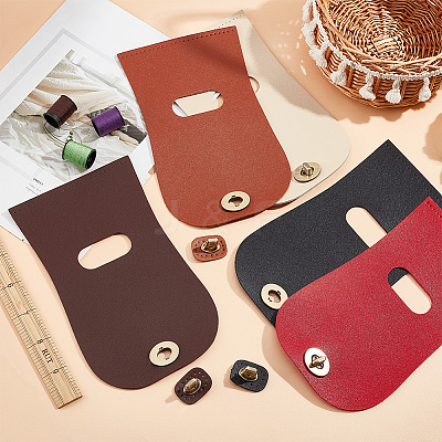 5Pcs 5 Colors Imitation Leather Bag Cover FIND-PH0006-67-1