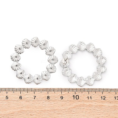 304 Stainless Steel Stud Earrings for Women EJEW-K306-18P-1