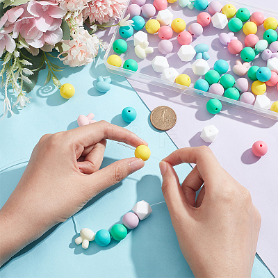 Easter Themed DIY Nursing Necklace Making Kit DIY-NB0009-60-1