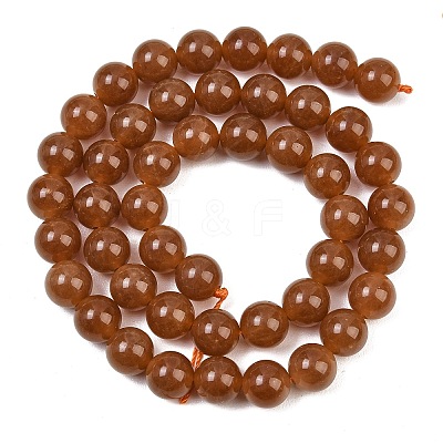 Dyed Natural White Jade Beads Strands GG-CBAD029-A04-8mm-1