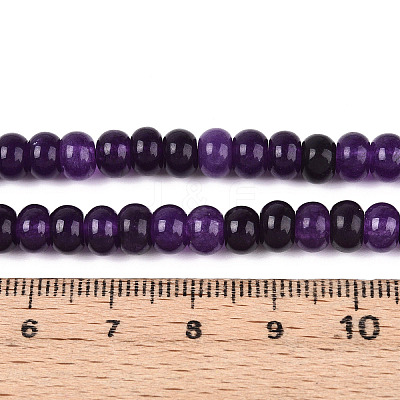 Dyed Natural White Jade Beads Strands G-T139-59A-03-1