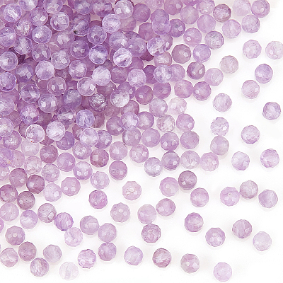 240Pcs Natural Amethyst Beads G-OC0004-63-1