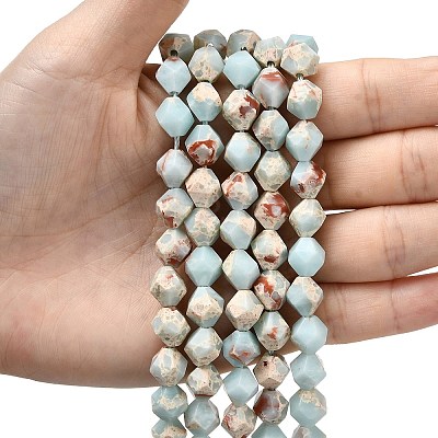 Synthetic Shoushan Stone Beads Strands G-Z119-A01-03B-1